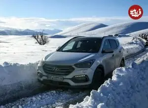 بارش ۶۰ سانتی‌ برف در این استان جلب‌توجه کرد
