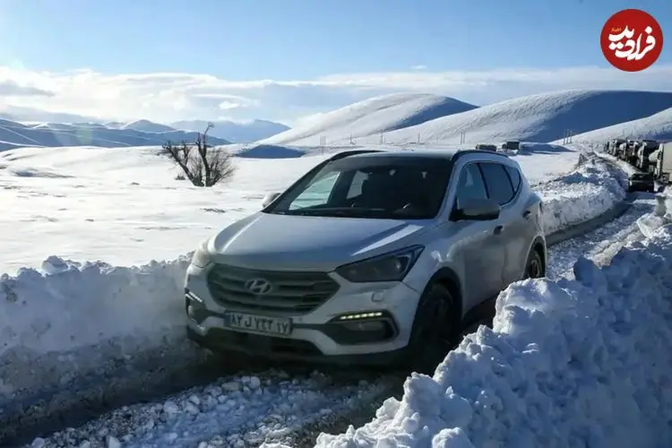 بارش ۶۰ سانتی‌ برف در این استان جلب‌توجه کرد