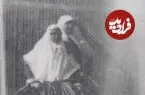 عکس| سفر زمان؛ زن‌های ناصرالدین شاه در حال قدم زدن در کنار حوض و فوّاره‌ها
