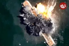 ببینید | حمله مرگبار آمریکا به یک قایق با بهانه مبارزه با مواد مخدر