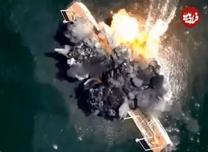 ببینید | حمله مرگبار آمریکا به یک قایق با بهانه مبارزه با مواد مخدر