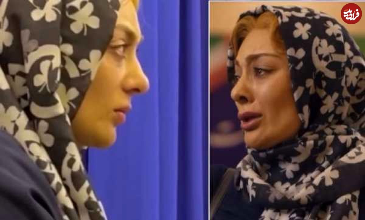 (ویدئو) گریه‌ ناگهانی و ناراحت کننده یکتا ناصر در پشت صحنه یک سریال
