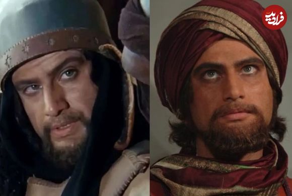 عکس؛ سفر در زمان؛ «یل یل شام» در کنار «ابن حر» سریال مختار؛ سال 1395
