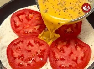 ببینید| طرز تهیه یک غذای ساده با نان لواش و 4 عدد تخم مرغ