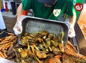 ببینید| غذای خیابانی در ایرلند؛ پخت سوسیس و دنده کباب در دوبلین