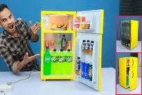ببینید| مراحل تماشایی ساخت یک یخچال کوچک توسط یک صنعتگر هندی