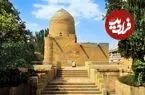عکس| سفر به ایران قدیم؛ عکس دسته‌جمعی در کنار مقبره استر و مردخای در همدان؛ 120 سال قبل