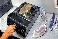 ببینید؛ نحوه ساخت یک اجاق ساده با استفاده از اتوی قدیمی