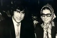 عکس| سفر زمان؛ «نعمت آغاسی» با لباس کُشتی در حال فیگور گرفتن در 30 سالگی؛ دهۀ 40