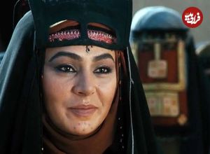 عکس؛ سفر به تاریخ؛ چهرۀ «ناریه، همسر مختار» در 23 سالگی در اولین فیلمش؛ سال 1370
