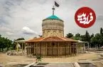 عکس| سفر به ایران قدیم؛ منظرۀ «امامزاده روشن‌آباد کردکوی» در دوران احمدشاه