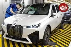 ببینید| صفر تا صد تولید خودروی لوکس و تمام برقی جدید بی ام و iX