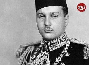 عکس؛ سفر در زمان؛ «آخرین پادشاه مصر در کنار پدر و مادرش»؛ سال 1332