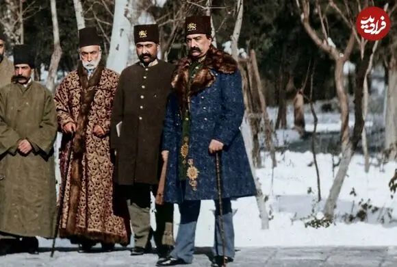 تصاویر| سفر به عصر قاجار؛ از «ساحل زیبای انزلی» تا «ناصرالدین شاه و پسرش کنار استخر»