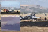 تصاویر| سقوط جنگنده پنهانکار F-35B آمریکا در سن‌دیگو؛ خلبان پیش از برخورد هواپیما ایجکت کرد