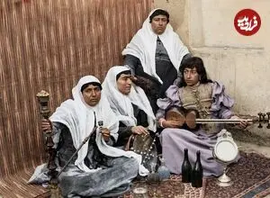 تصاویر| سفر به دوران قاجار؛ از «عکس یادگاری خواجه و خاصه‌تراش» تا «خرسواری در چهارباغ»