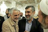 عکس| سفر به تاریخ؛ «سردار حاجی زاده» در کنار «پدر صنعت موشکی ایران»؛ دهۀ 70