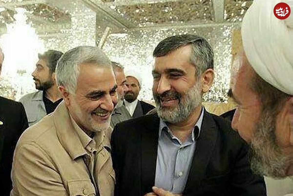 عکس| سفر به تاریخ؛ «سردار حاجی زاده» در کنار «پدر صنعت موشکی ایران»؛ دهۀ 70