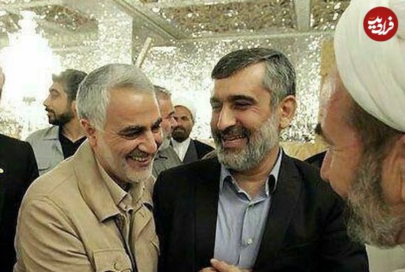 عکس| سفر به تاریخ؛ «سردار حاجی زاده» در کنار «پدر صنعت موشکی ایران»؛ دهۀ 70