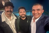 عکس؛ دیدار عابدزاده با بازیگران ایرانی در آمریکا