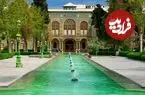 عکس| سفر زمان؛ برف سنگین در حیاط کاخ گلستان؛ 125 سال قبل