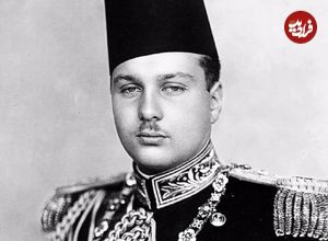 عکس؛ سفر در زمان؛ ملک فاروق اول مصر همراه با پسرش، ولیعهد احمد فؤاد دوم
