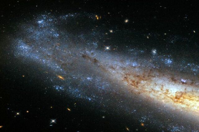عکس «تلسکوپ فضایی هابل» از یک گرداب کهکشانی