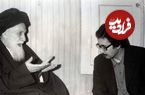 عکس؛ سفر در زمان؛ «بنی صدر و شهید رجایی» در حال ناهار خوردن؛ سال 59