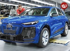 ببینید| فرآیند تماشایی تولید خودروی پیشرفته آئودی Audi Q6 e-tron در آلمان 