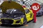 ببینید| مراحل طراحی و تولید خودروی سوپراسپرت آئودی R8 در آلمان
