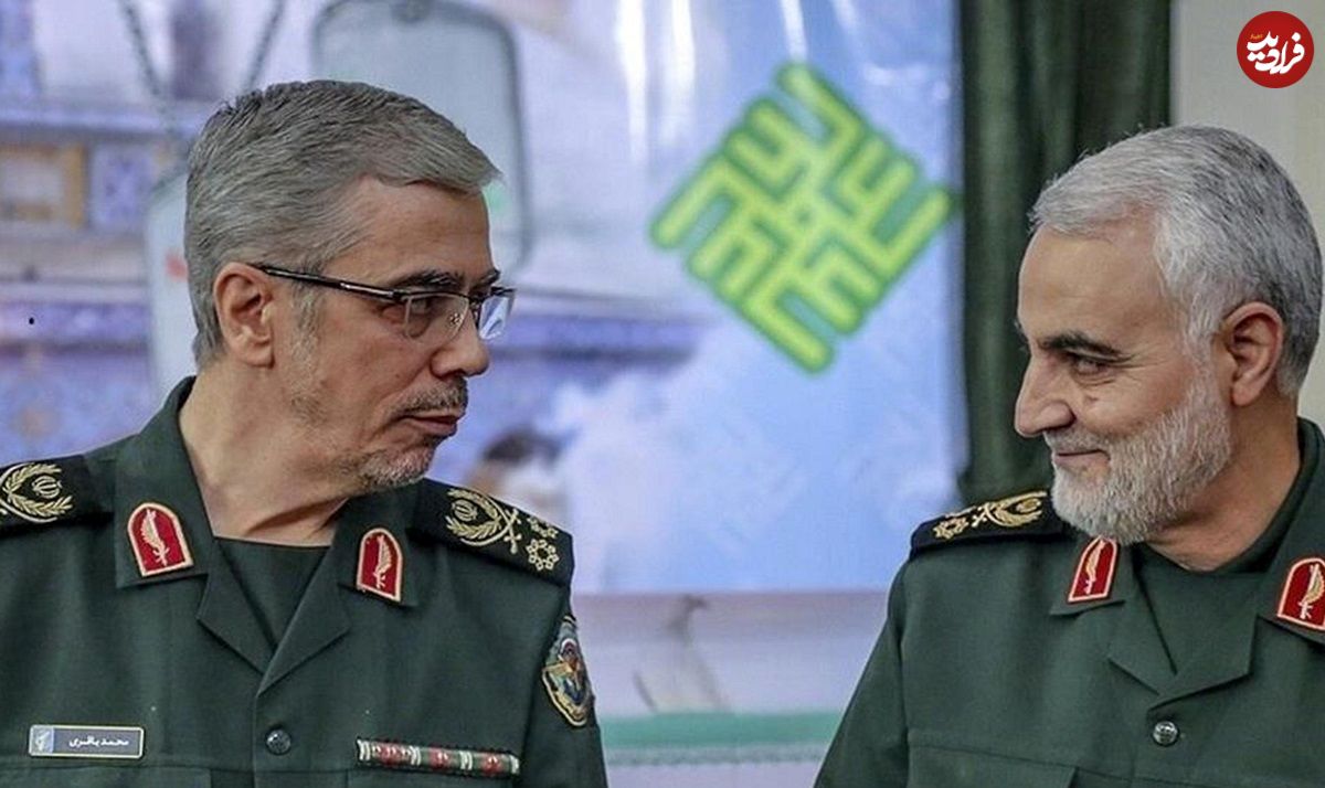 عکس؛ سفر در زمان؛ «سرلشکر باقری و برادرش حسن باقری» در لباس سپاه در جبهه؛ دهه 60