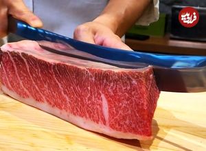 ببینید؛ غذای خیابانی در تایوان؛ برش ماهرانه انواع ماهی و تهیه سوشی