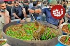 ببینید؛ غذای خیابانی در پاکستان؛ جگر بره سرخ شده با ادویه؛ غذای محبوب مردم کراچی 