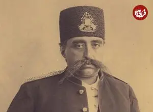 عکس| سفر به تاریخ؛ مظفرالدین شاه: عکس ما است وقتی که آب مى خوریم