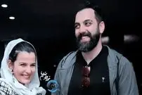 عکس| سفر زمان؛ «سهراب» (سریال سوجان) در کنار «صدف اسپهبدی» در پشت‌صحنه یک تئاتر