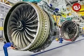 ببینید| موتورهای عظیم هواپیمای مسافربری چگونه تولید می شوند؟