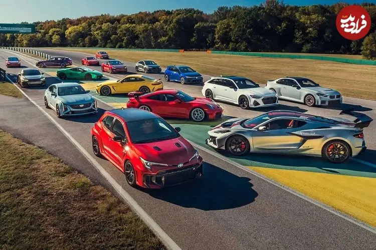 تصاویر| رقابت داغ‌ترین خودروهای ۲۰۲۶ در سخت‌ترین پیست آمریکا، از گلف تا کوروت ZR1
