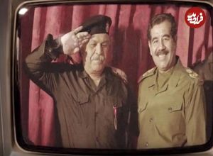 عکس؛ سفر در زمان؛ «صدام» سریال طوبی در کنار رضا عطاران؛ سال 1403