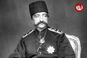 عکس| سفر در زمان؛ «ناصرالدین شاه» در یک آتلیه عکاسی در پاریس؛ سال 1252