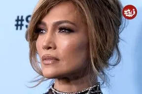 عکس| سفر در زمان؛ «جنیفر لوپز» در مراسم سالانه گلدن گلوب در کالیفرنیا؛ سال 1379