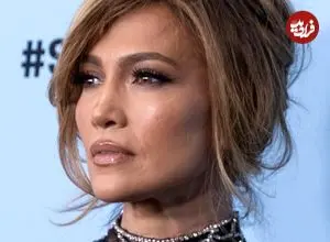 عکس| سفر در زمان؛ «جنیفر لوپز» در مراسم سالانه گلدن گلوب در کالیفرنیا؛ سال 1379