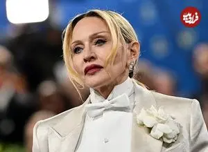 عکس| سفر در زمان؛ «مدونا» در حال اجرا در لندن؛ سال 1363