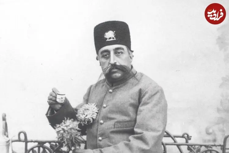 عکس| سفر زمان؛ چهرۀ متفاوت «مظفرالدین شاه» در اوایل جوانی