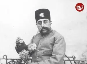 عکس| سفر زمان؛ چهرۀ متفاوت «مظفرالدین شاه» در اوایل جوانی