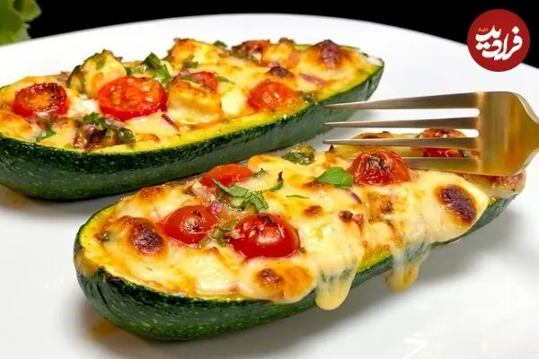 ببینید| طرز تهیه یک شام ساده و جدید با 2 عدد کدو سبز