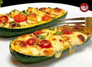 ببینید| طرز تهیه یک شام ساده و جدید با 2 عدد کدو سبز