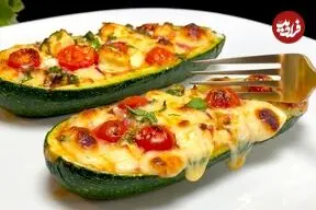 ببینید| طرز تهیه یک شام ساده و جدید با 2 عدد کدو سبز