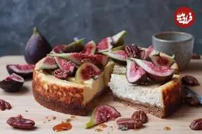 تارتلت چیزکیک انجیر؛ شیرینی خوشمزه و مجلسی برای پذیرایی عصرانه