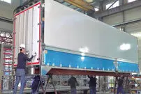 (ویدئو) نحوه ساخت اتاق حمل بار کامیون در یک کارخانه در کره جنوبی 