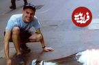 عکس؛ هنر خیابانی؛ شاهکار خلاقانۀ هنرمندی که وسط پیاده‌رو یک «بطری نوشابۀ خیالی» خلق کرده است